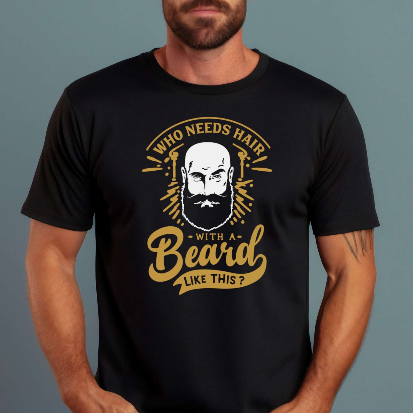 Who Needs Hair with a Beard Like This.