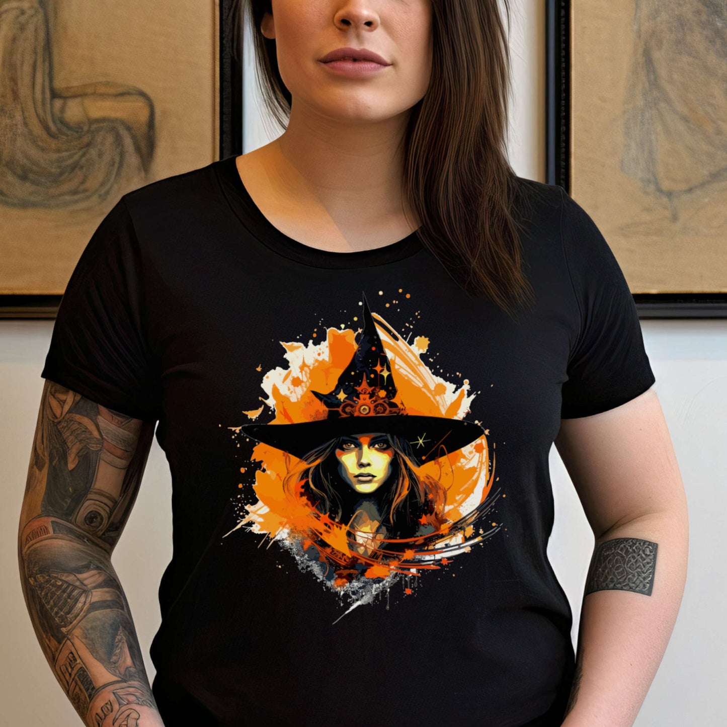 Spooky witch.