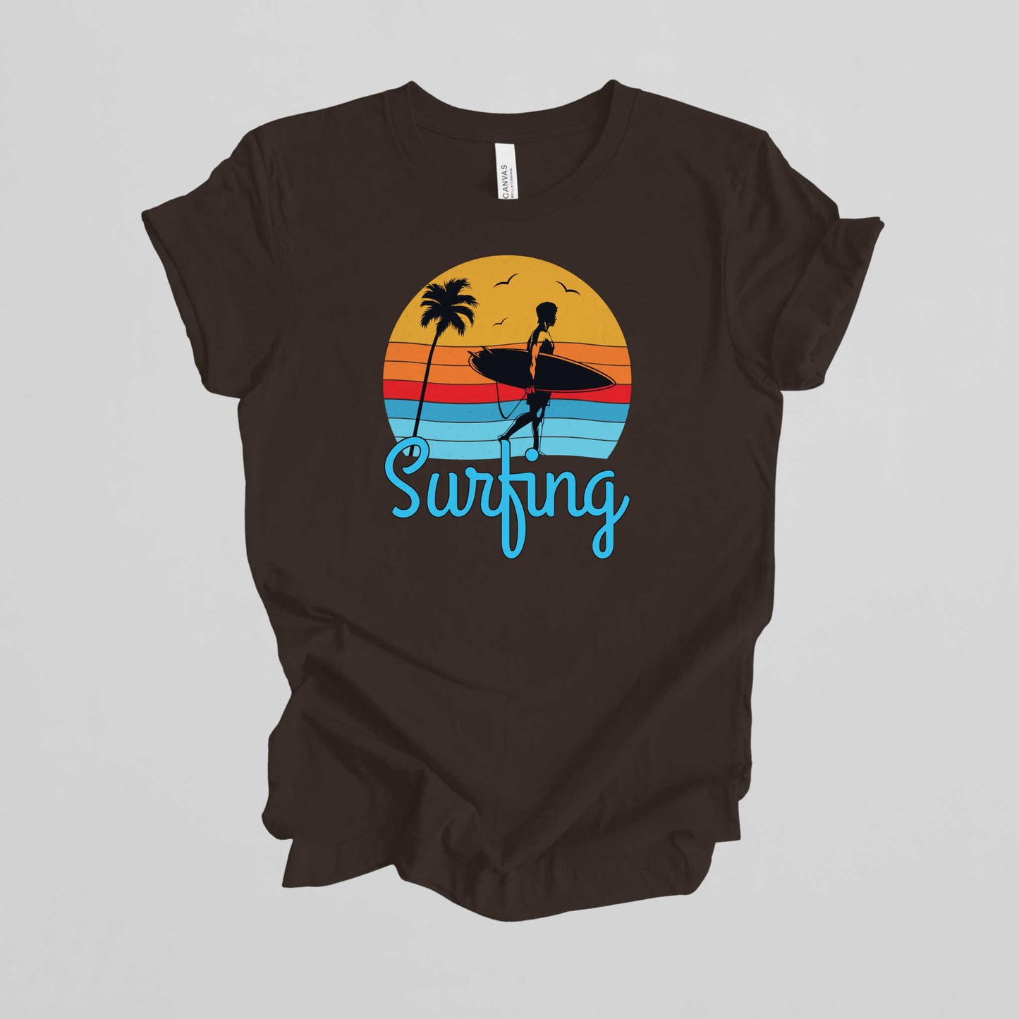 Surfing.