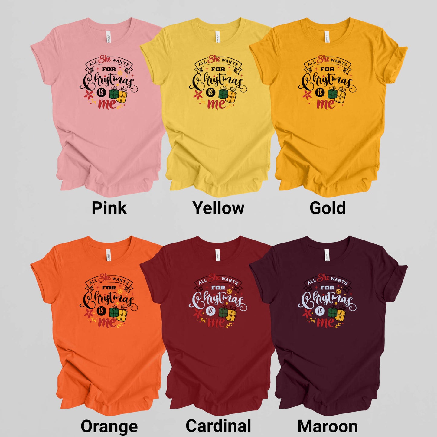 All She wants for Christmas is Me.