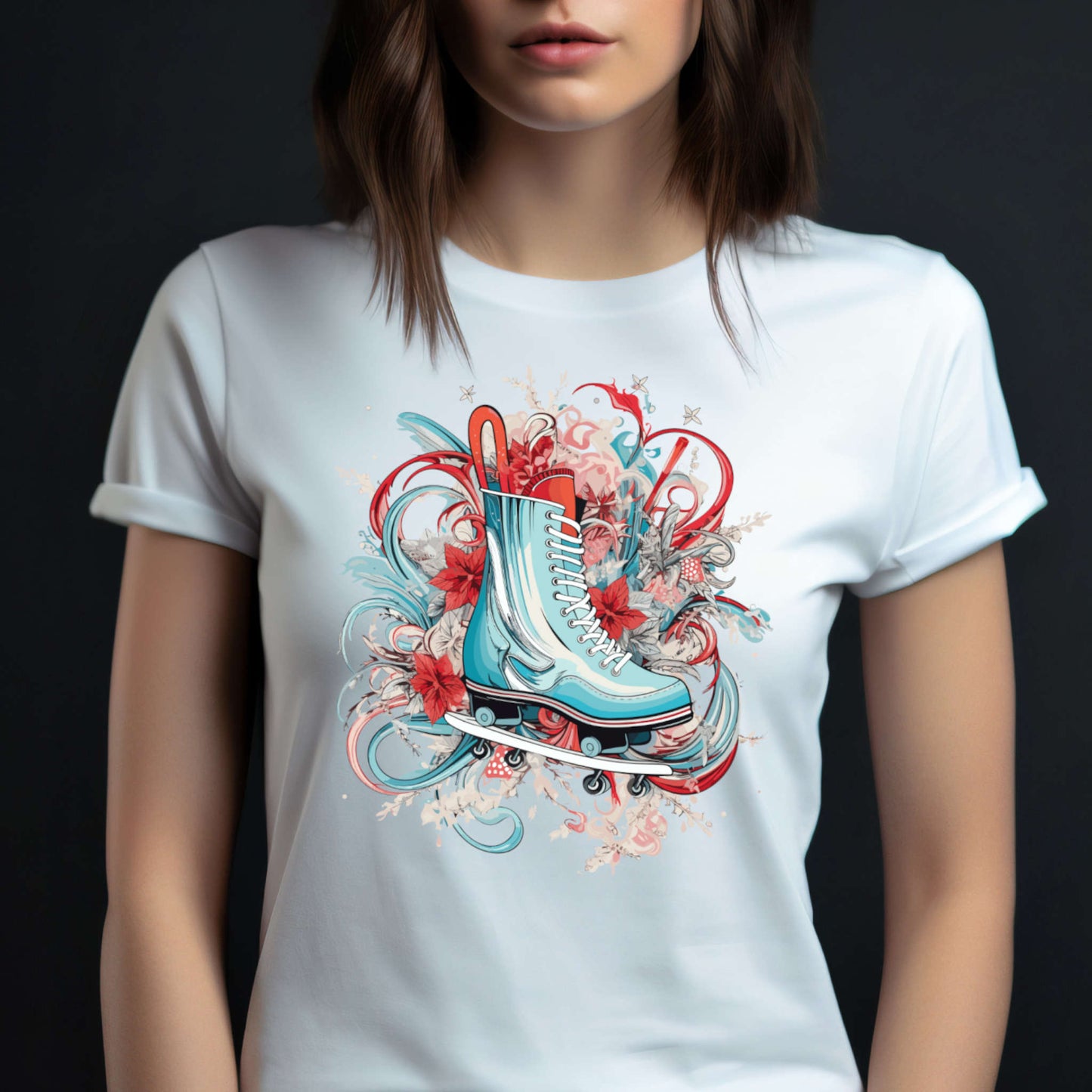 Candy Cane Ice Skate.