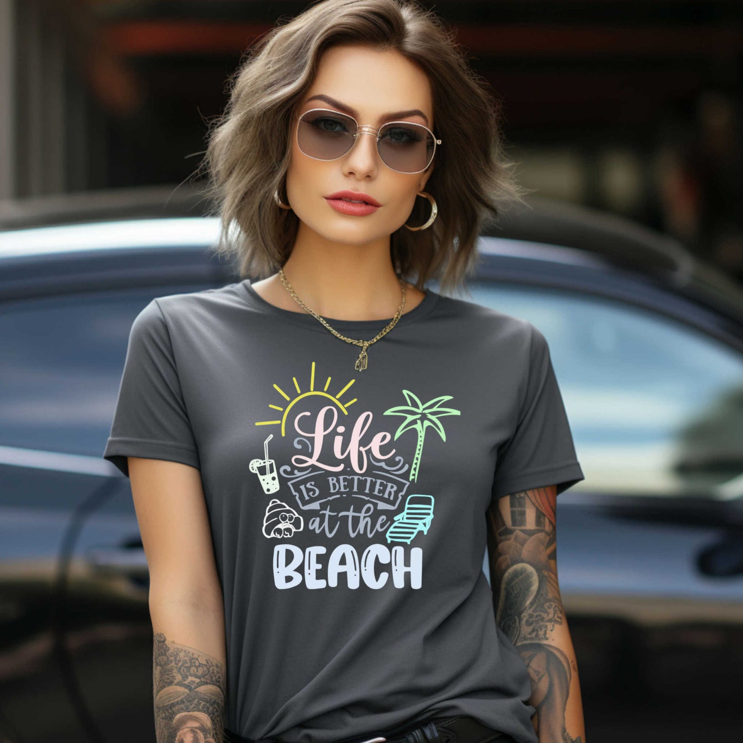 Vacation T-Shirt, Life is Better at the Beach.