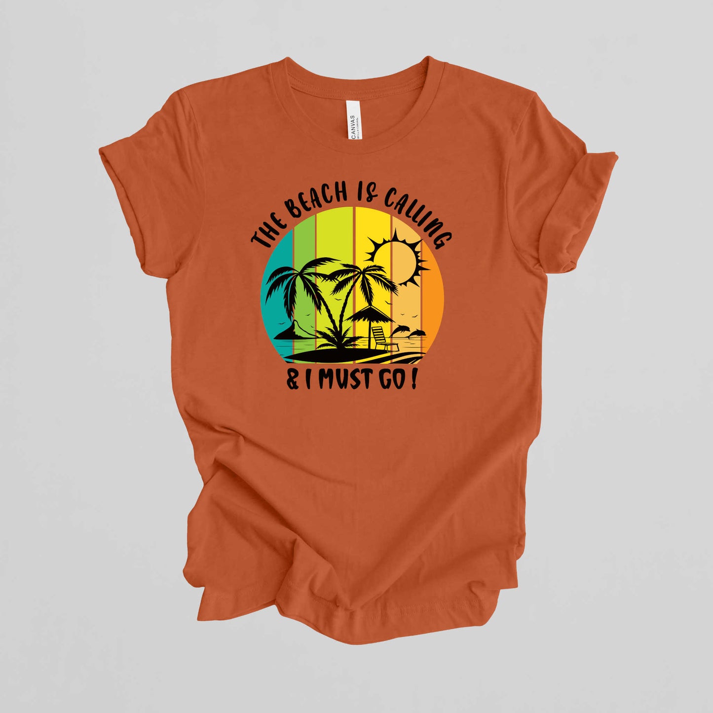 Summer Beach T-Shirt. The Beach is Calling and I Must Go.