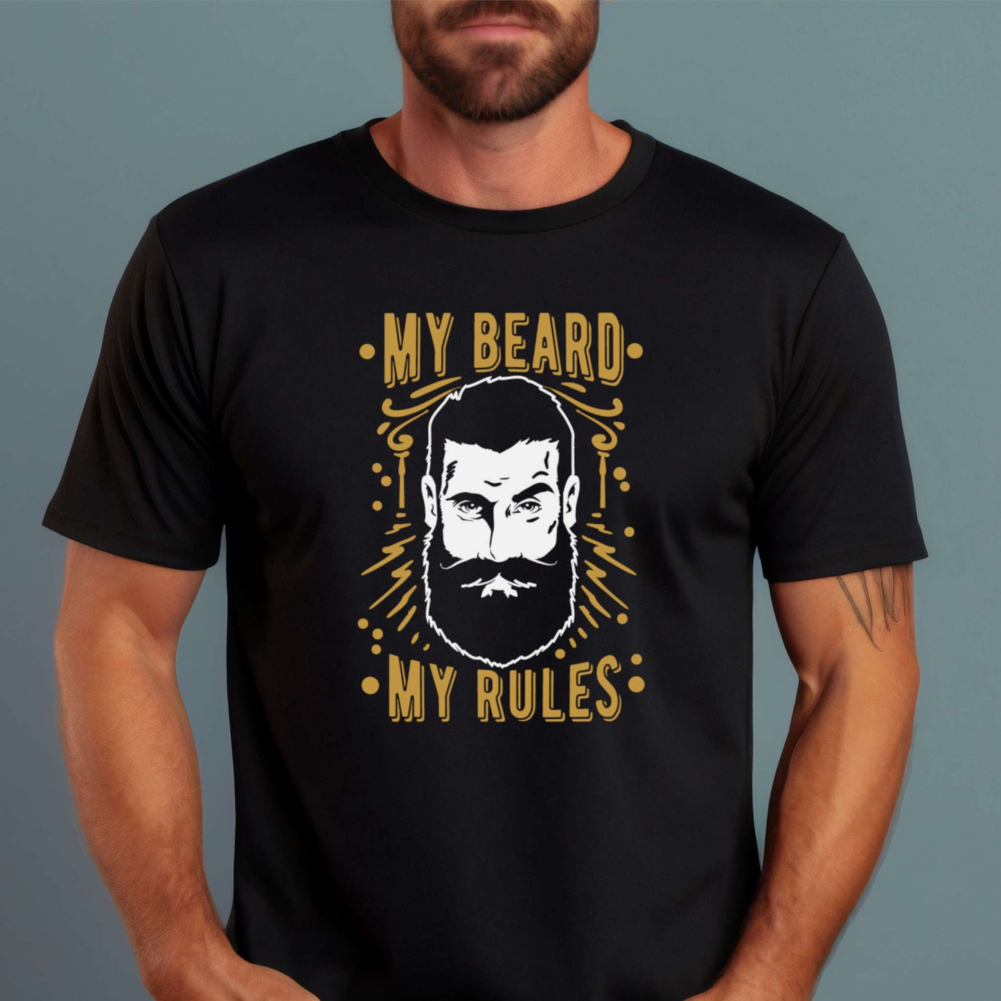 T-shirt for Men. My Beard My Rules.