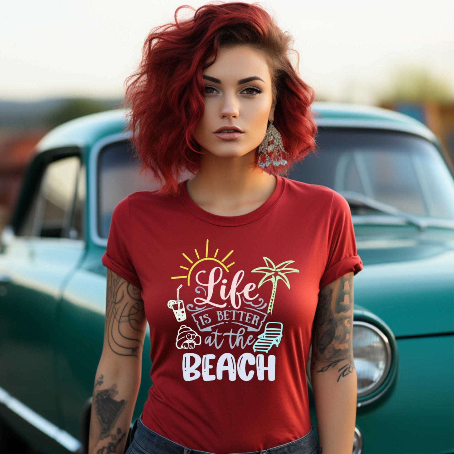 Vacation T-Shirt, Life is Better at the Beach.