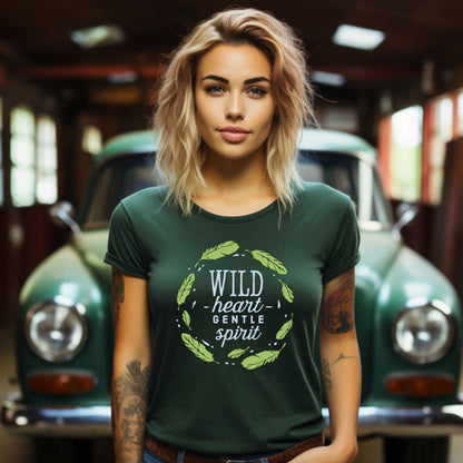 Vacation T-shirt. Wild Heart Gentle Spirit.