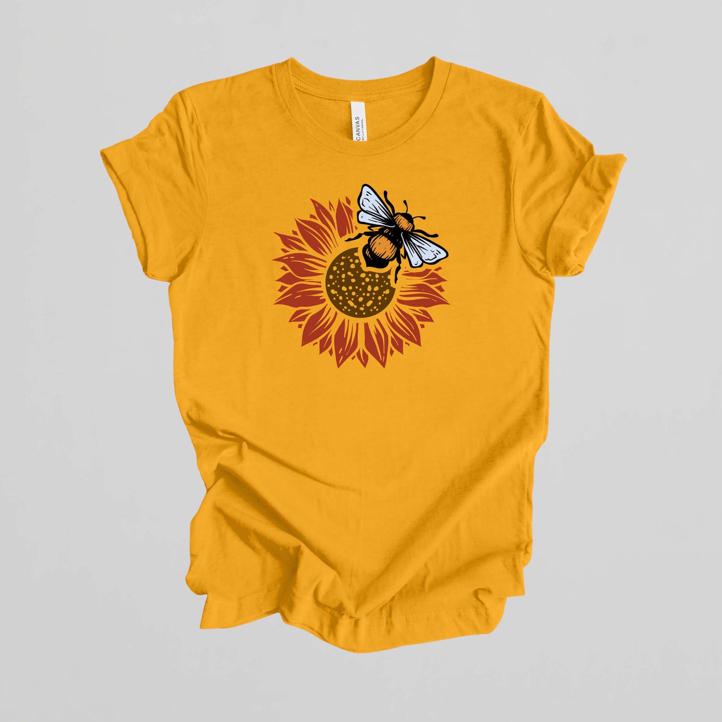 Sunflower and Bee.