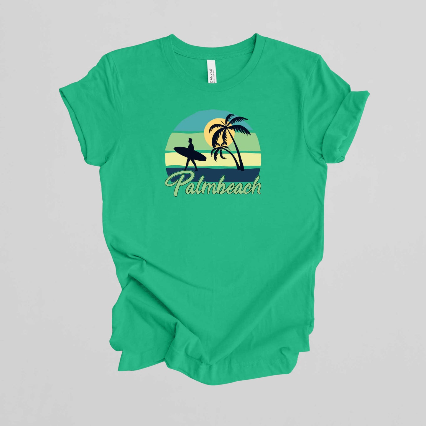 Palmbeach Summer T-Shirt, Beach Vacation Shirt.