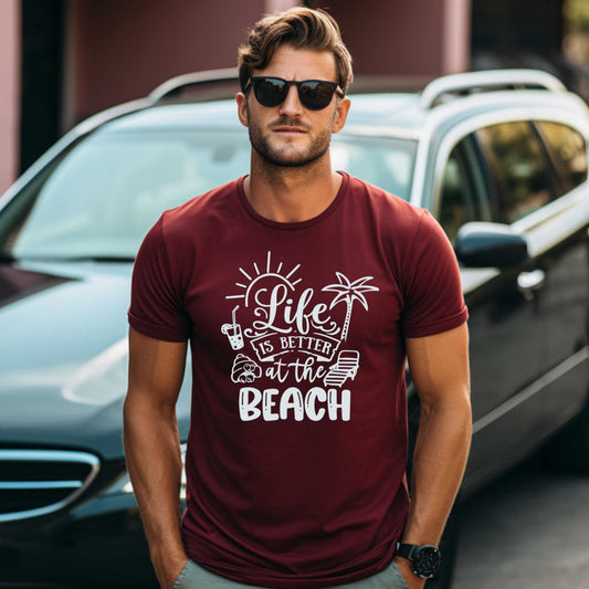 Vacation T-Shirt, Life is Better at the Beach.