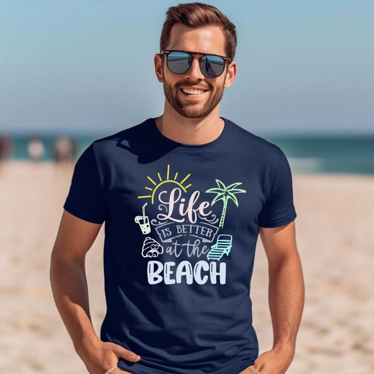 Vacation T-Shirt, Life is Better at the Beach.