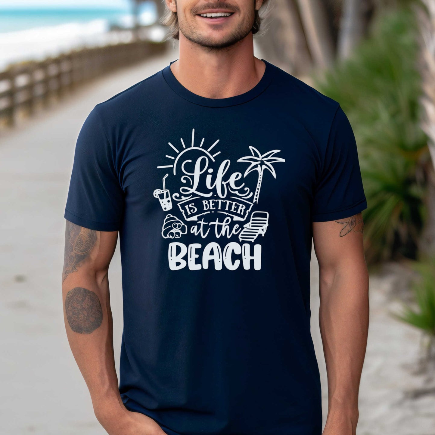 Vacation T-Shirt, Life is Better at the Beach.