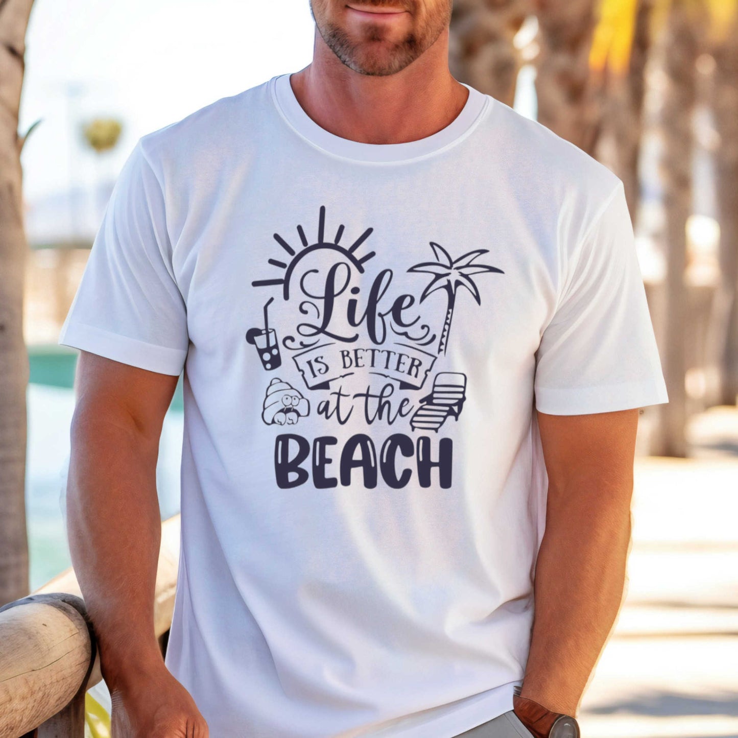 Vacation T-Shirt, Life is Better at the Beach.