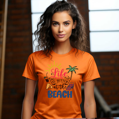 Vacation T-Shirt, Life is Better at the Beach.