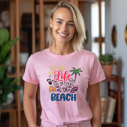 Vacation T-Shirt, Life is Better at the Beach.