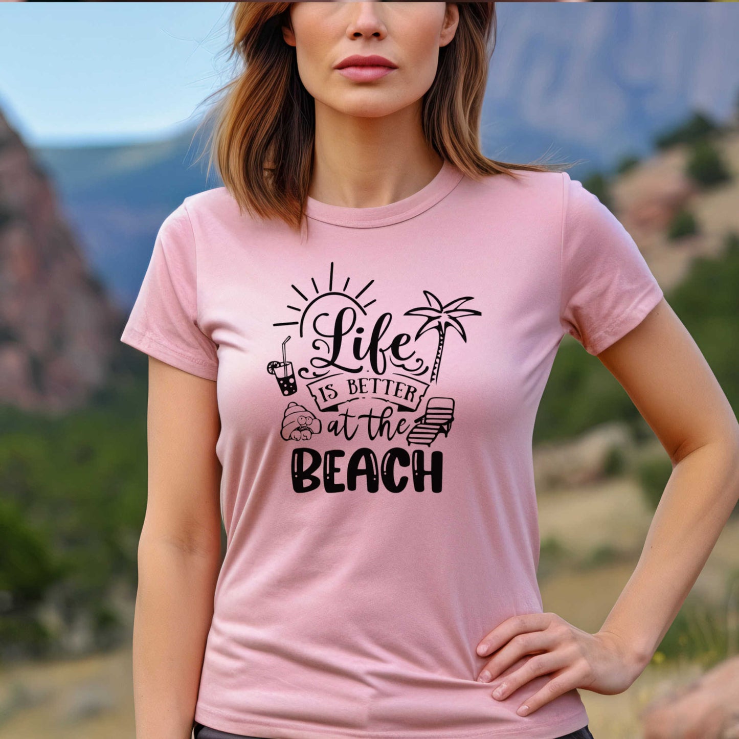 Vacation T-Shirt, Life is Better at the Beach.