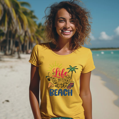 Vacation T-Shirt, Life is Better at the Beach.