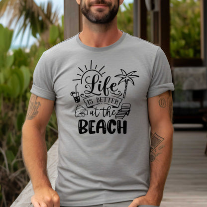 Vacation T-Shirt, Life is Better at the Beach.