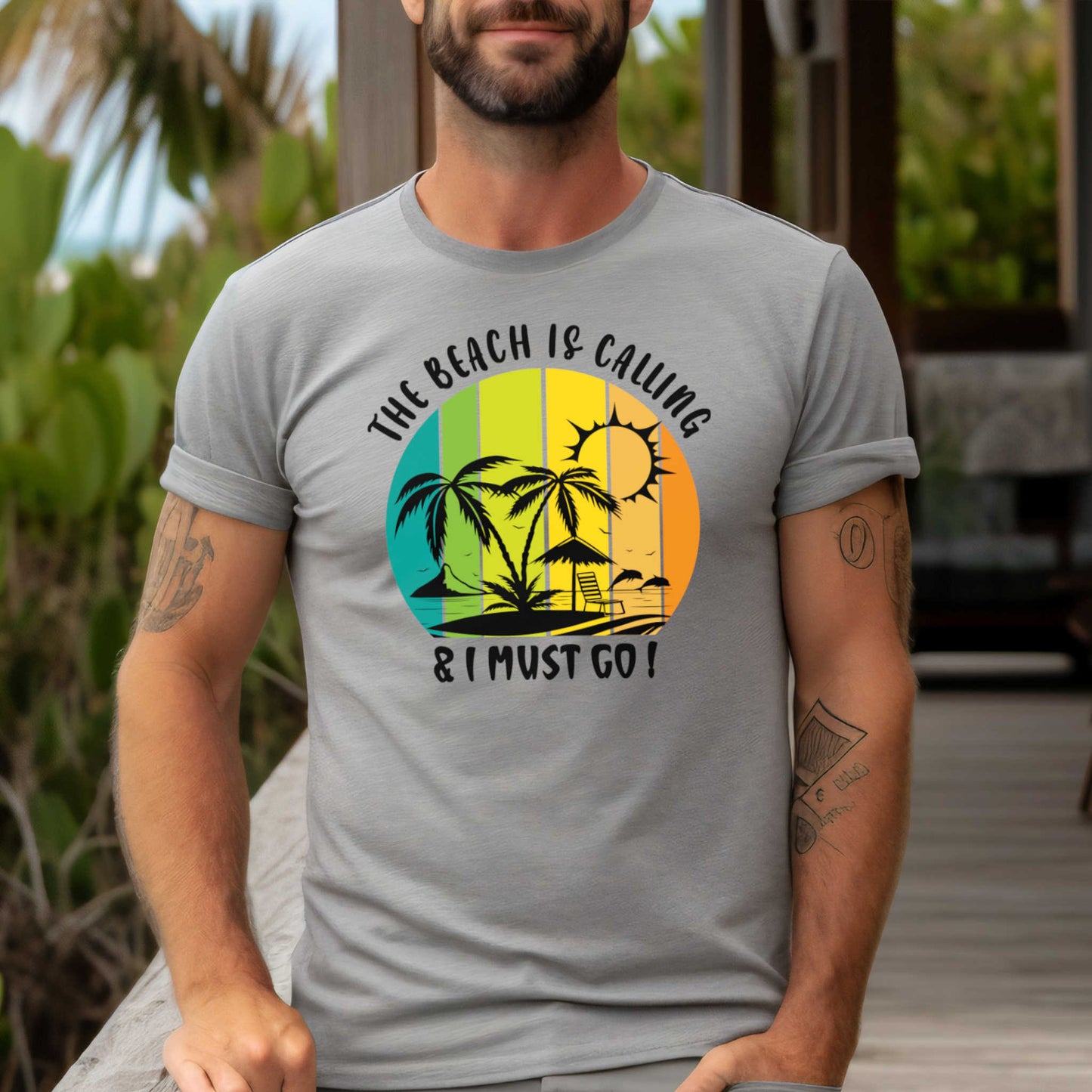 Summer Beach T-Shirt. The Beach is Calling and I Must Go.