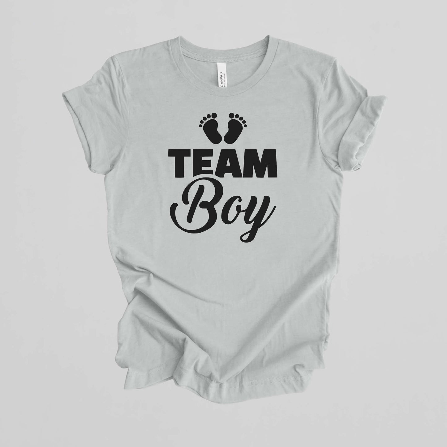 T-shirt for Gender Reveal Party. Team Boy.