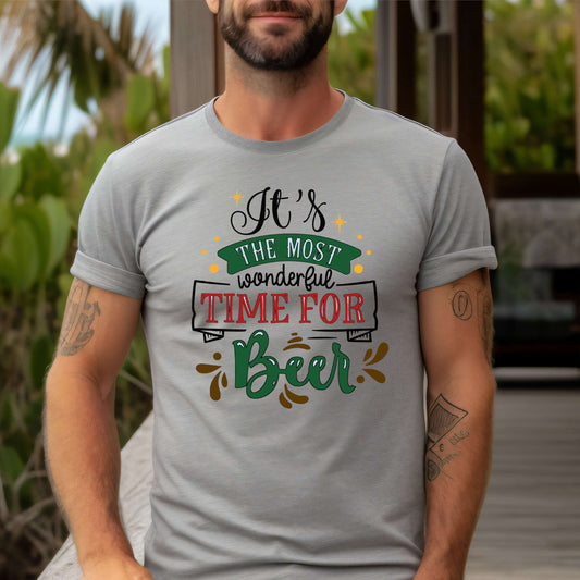 T-shirt for Christmas. It is the most Wonderful Time for Beer.