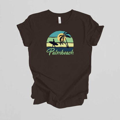 Palmbeach Summer T-Shirt, Beach Vacation Shirt.