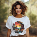 Nature Lover Scenic Graphic T-Shirt