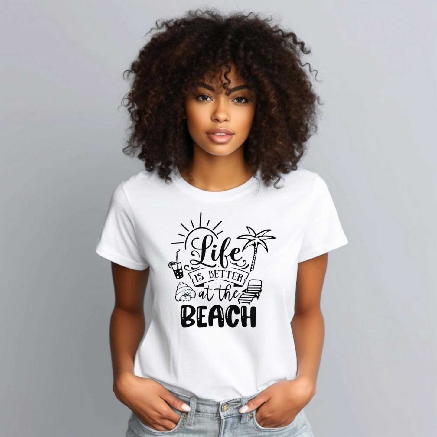 Vacation T-Shirt, Life is Better at the Beach.