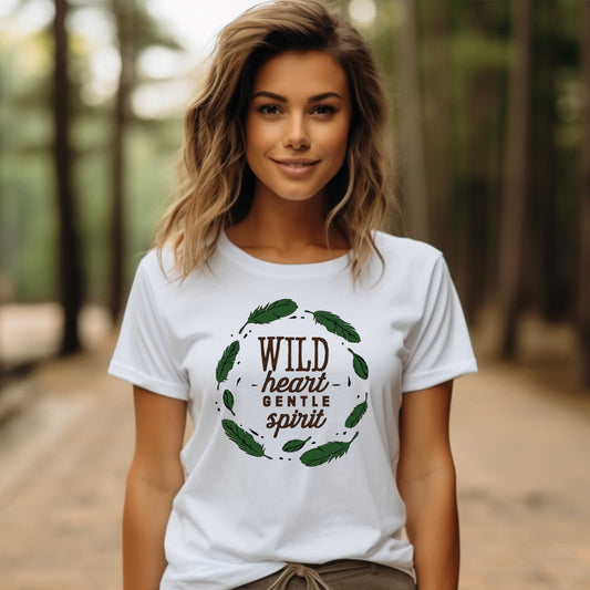 Vacation T-shirt. Wild Heart Gentle Spirit.