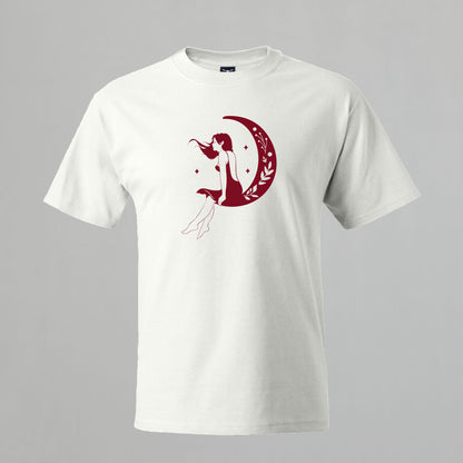 T-shirt with " Moon Girl " design # 8.