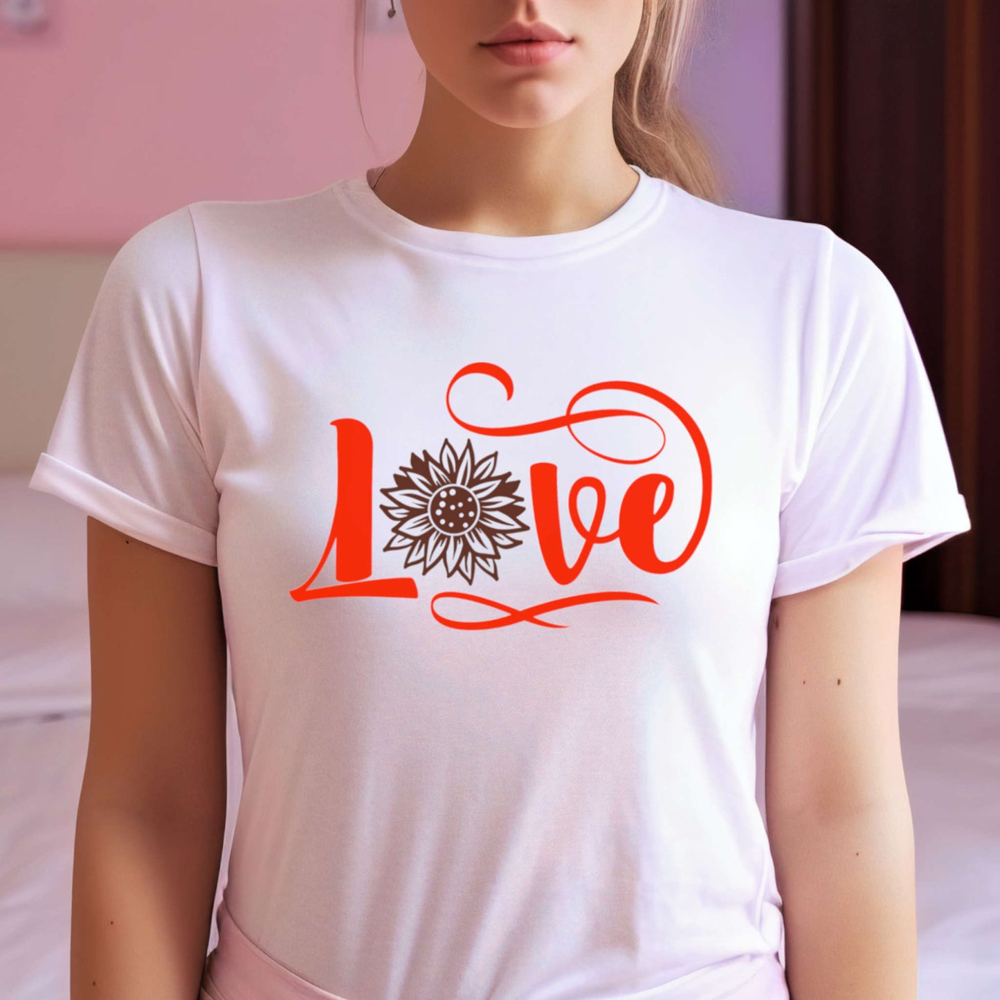 T-shirt with Sunflower. Love.