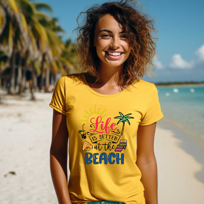 Vacation T-Shirt, Life is Better at the Beach.